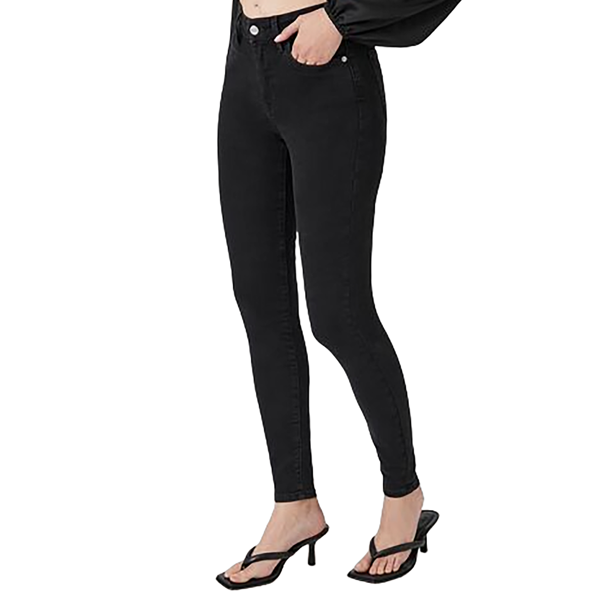 فوريفر 21 - بنطلون جينز سكيني للنساء - بيعت من قبل اف اي جي