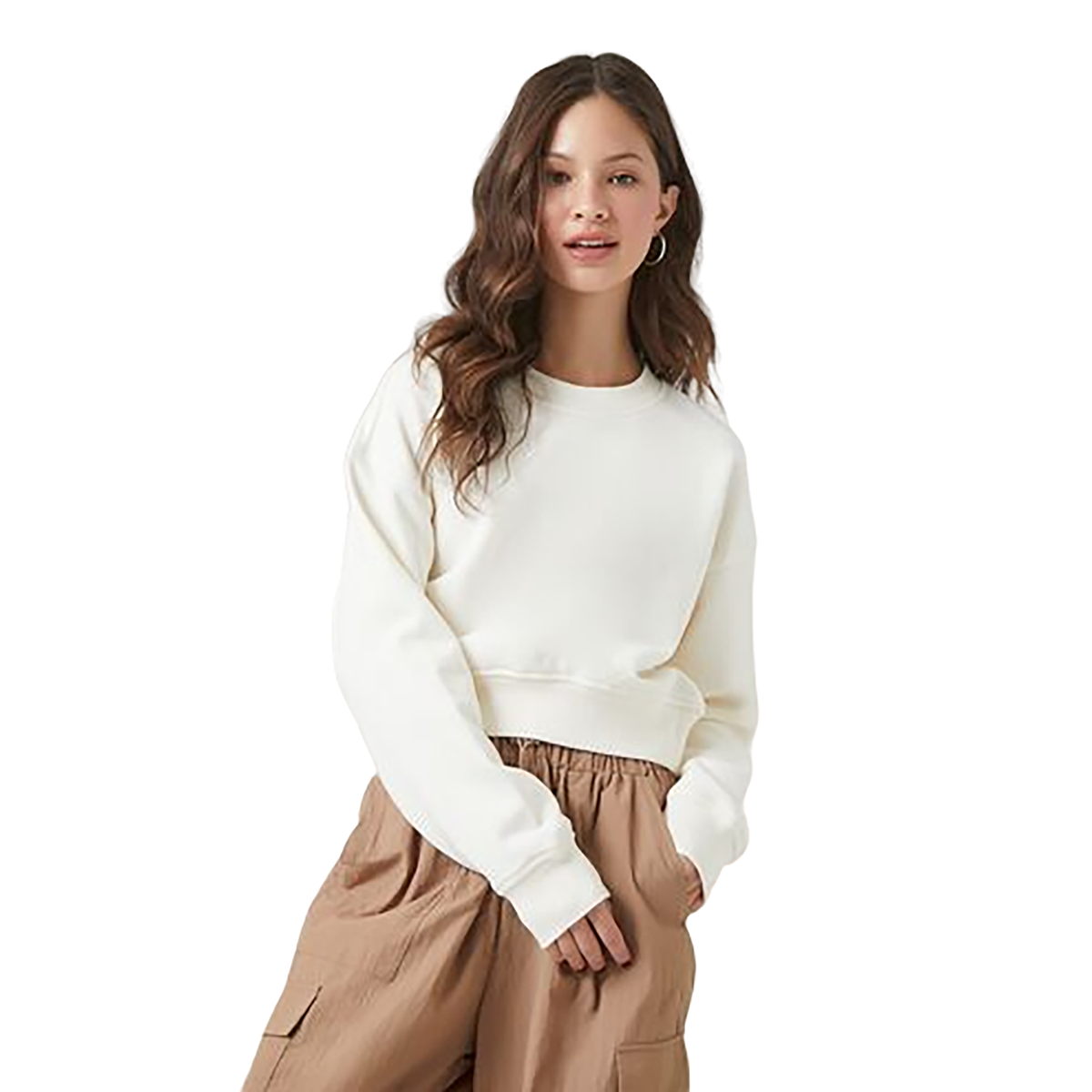 فوريفر 21 - بلوفر مريح للنساء - بيعت من قبل اف اي جي