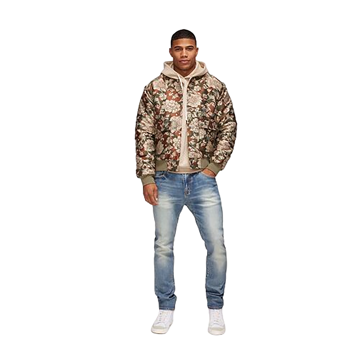 فوريفر 21 - بنطلون جينز سكيني مريح للرجال - بيعت من قبل اف اي جي