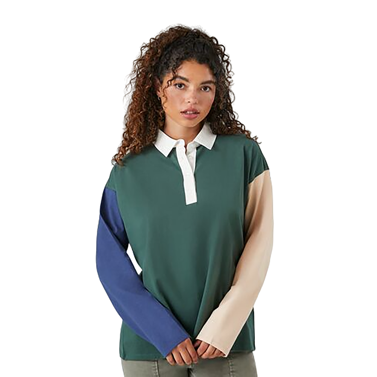 Forever 21 - Colorblock Rugby Shirt - Sold by FIG
