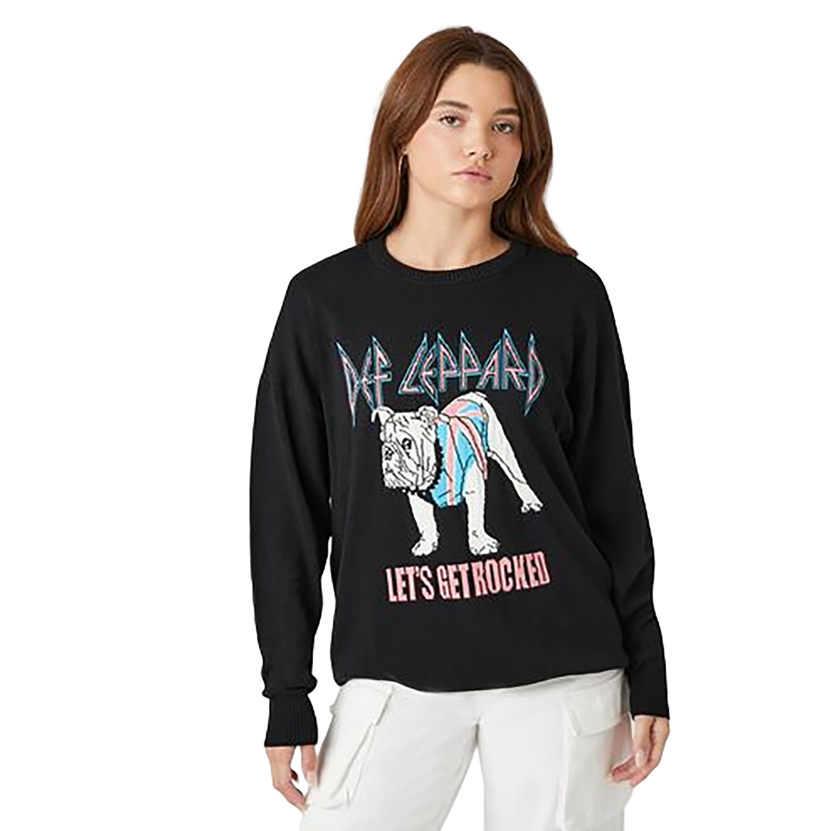 Forever 21 - Def Leppard Graphic Sweater - Sold by FIG