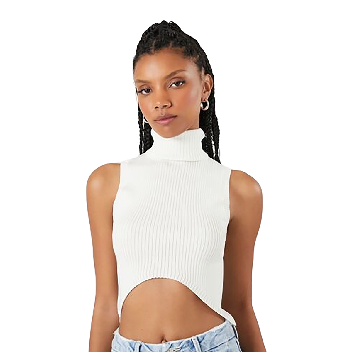 Forever 21 - Ribbed Sweater-Knit Tank Top - Sold by FIG