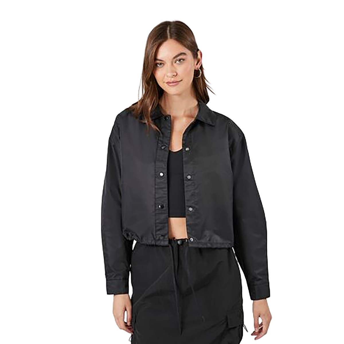 Forever 21 - Cropped Coach Jacket - Sold by FIG