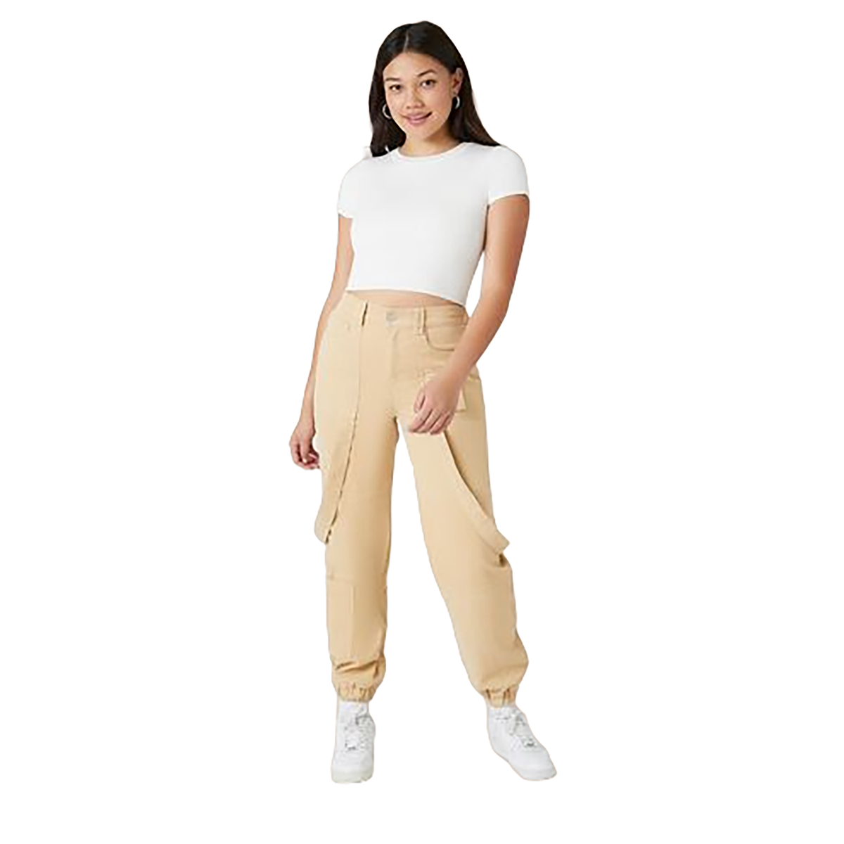 Forever 21 - Corduroy Cargo Joggers - Sold by FIG