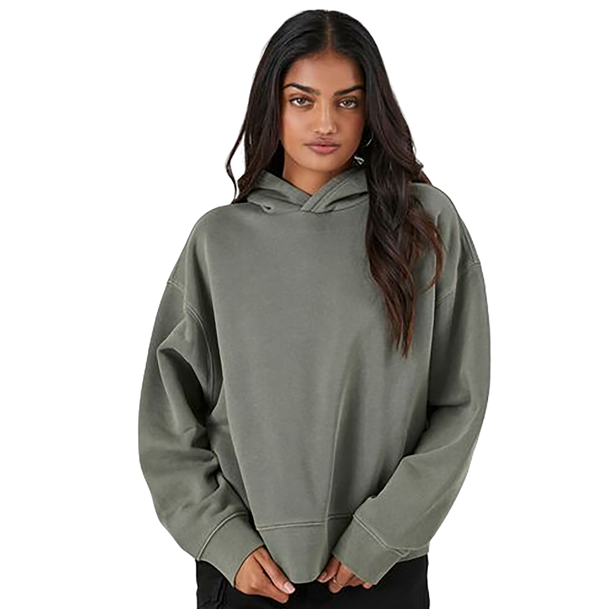 Forever 21 - Fleece Drop-Sleeve Hoodie - Sold by FIG