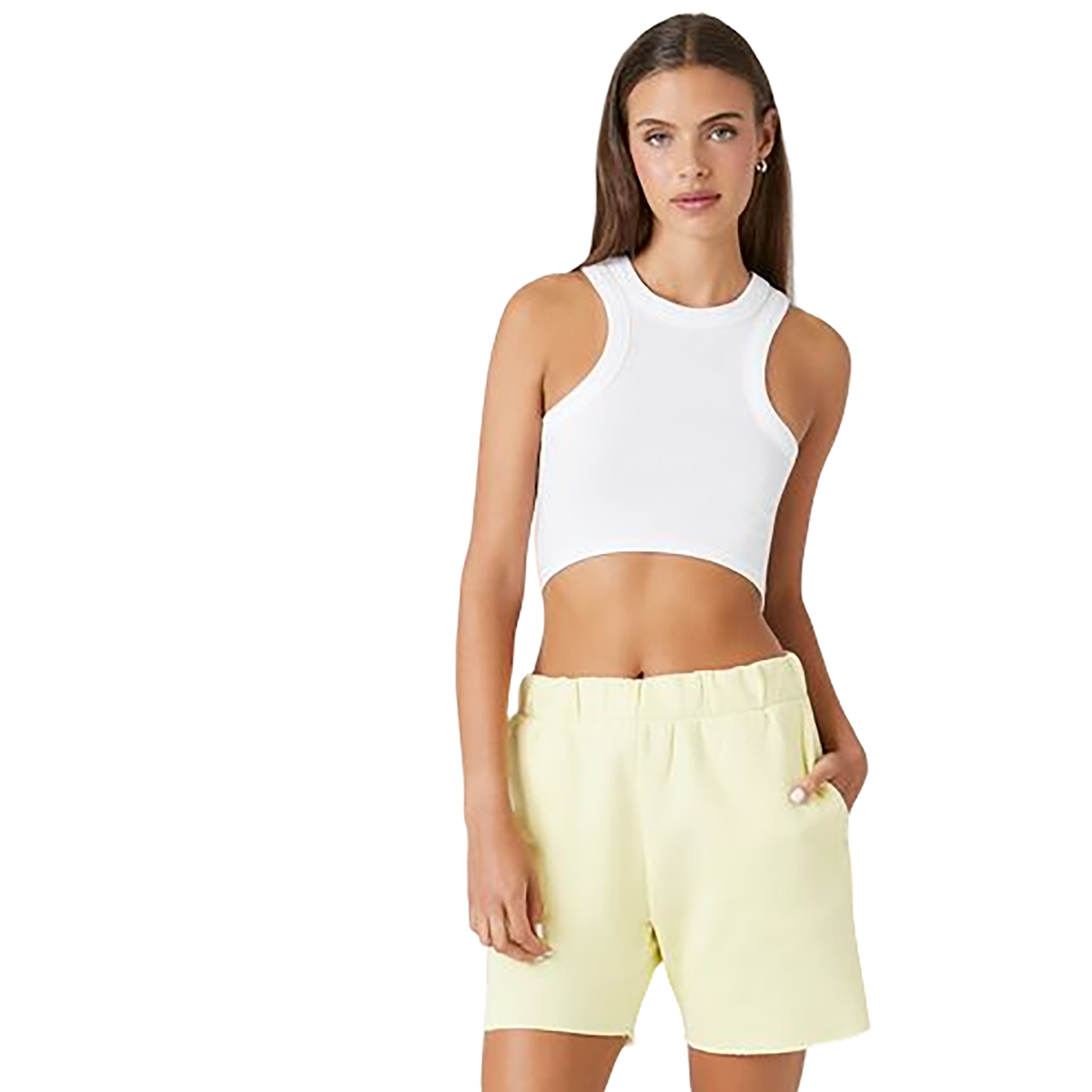 Forever 21 - Active Fleece Mineral Wash Sweatshorts - Sold by FIG