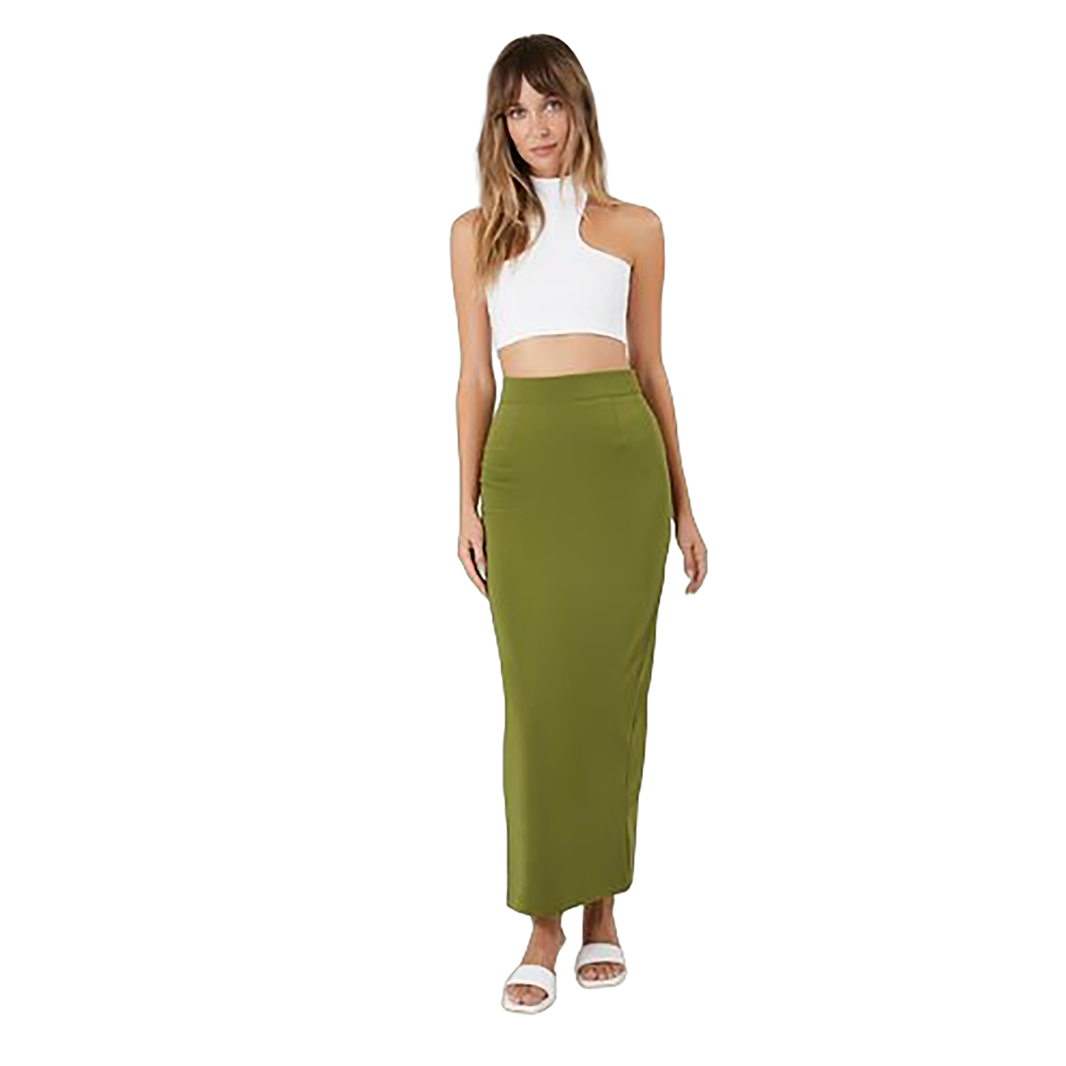 Forever 21 - Zip-Slit Maxi Skirt - Sold by FIG