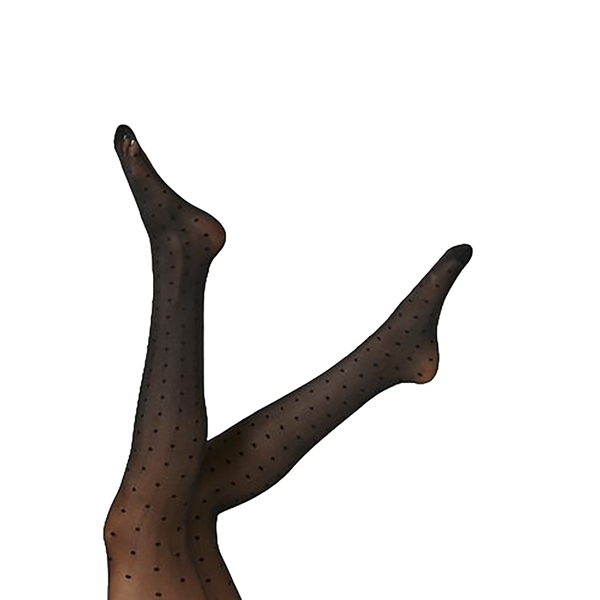 فوريفر 21 - جوارب طويلة شفافة منقطة - تم بيعها بواسطة اف اي جي