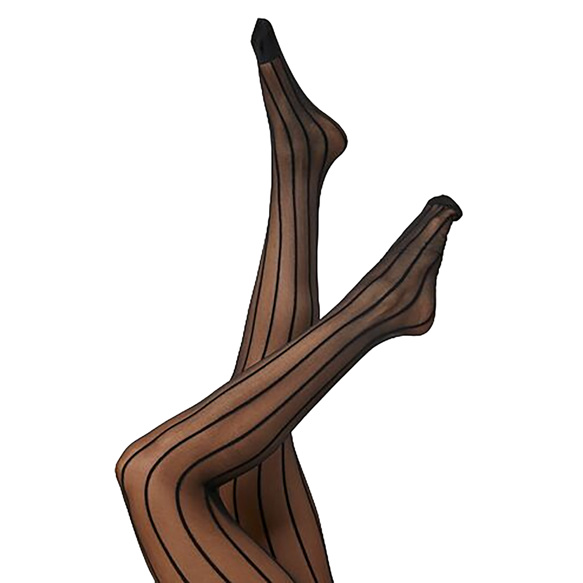 فوريفر 21 - جوارب شفافة مخططه - بيعت من قبل اف اي جي