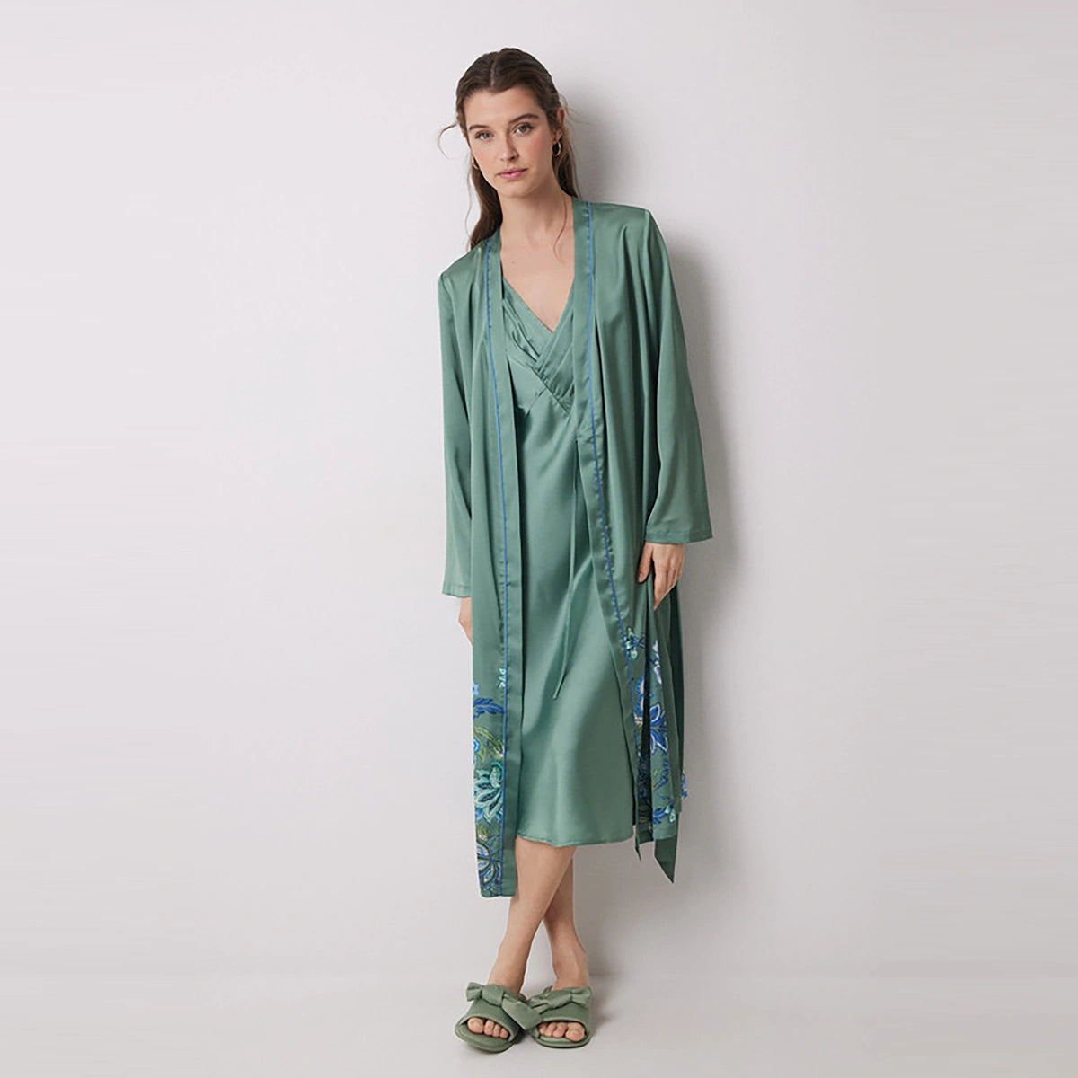 Women Secret - Midi Robe With Flowers for women - sold by FIG