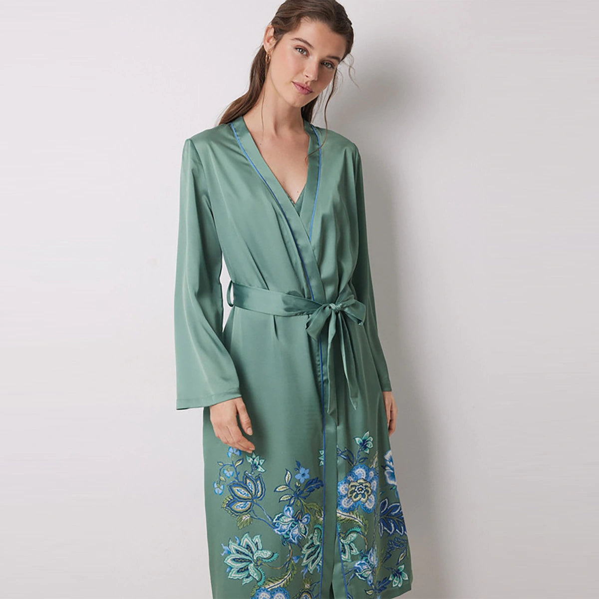 Women Secret - Midi Robe With Flowers for women - sold by FIG