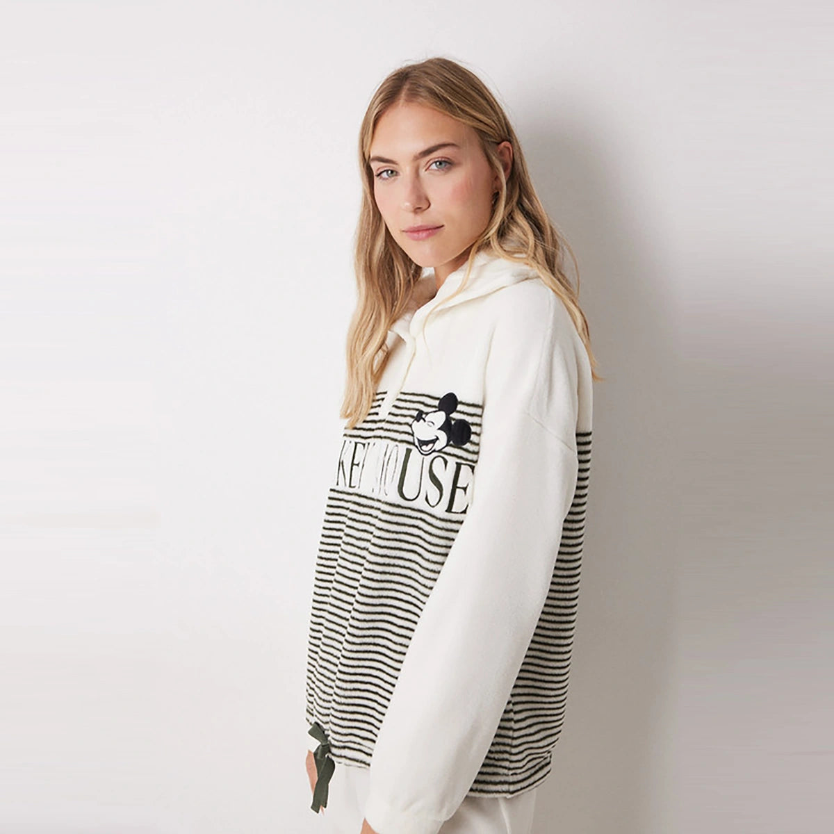 Women Secret	- Mickey Mouse Long Pajamas, Fleece Pajamas for women - sold by FIG