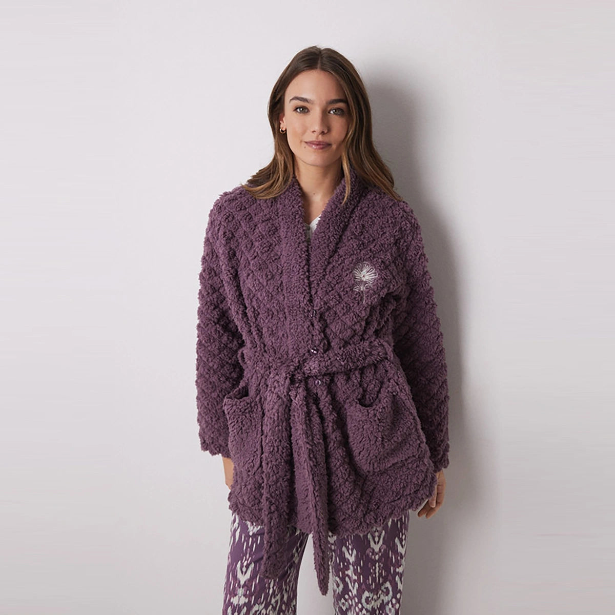 Women Secret - Quilted Sheepskin Short Robe for women - sold by FIG