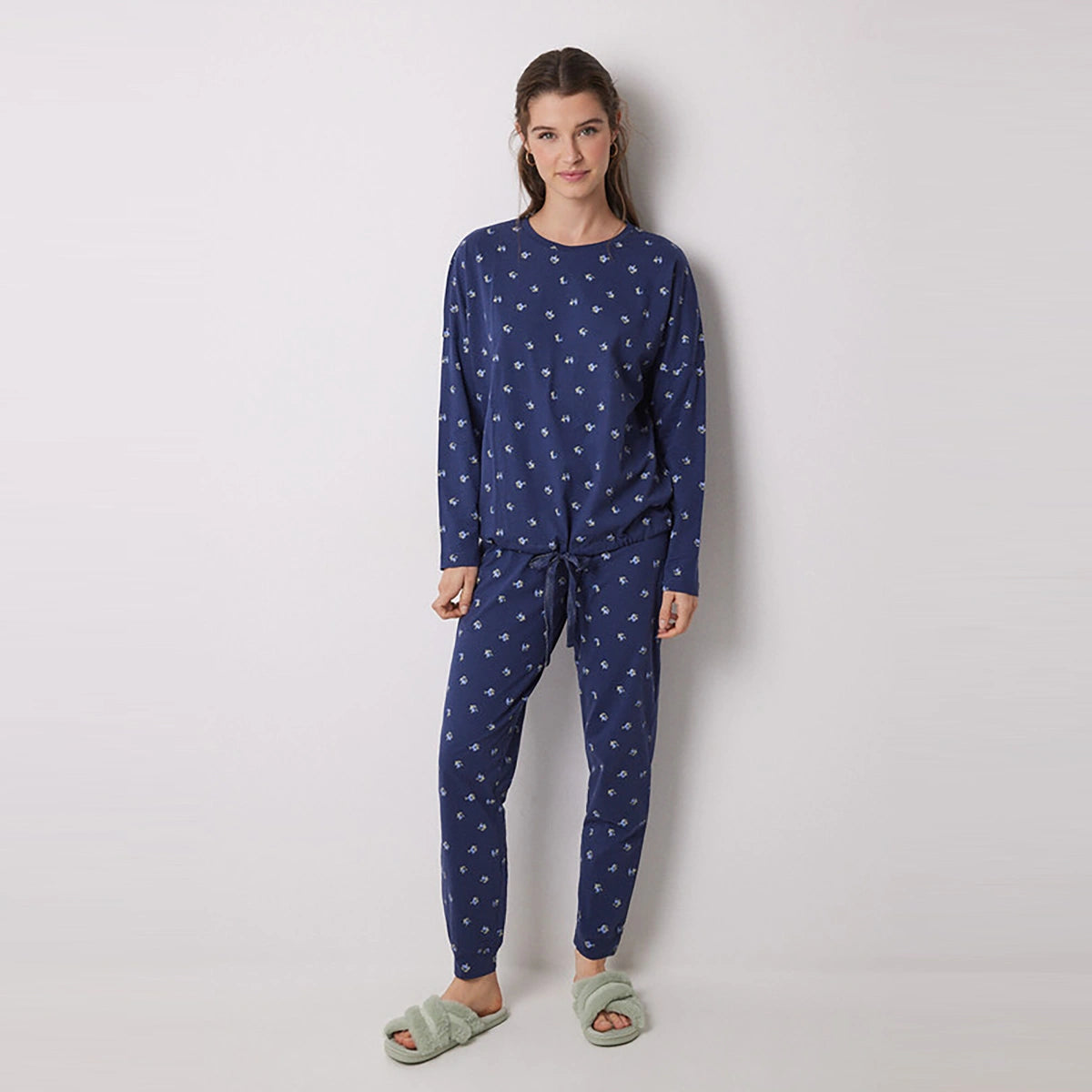 Women Secret	- Long Cotton Pajamas With Flowers for women - sold by FIG