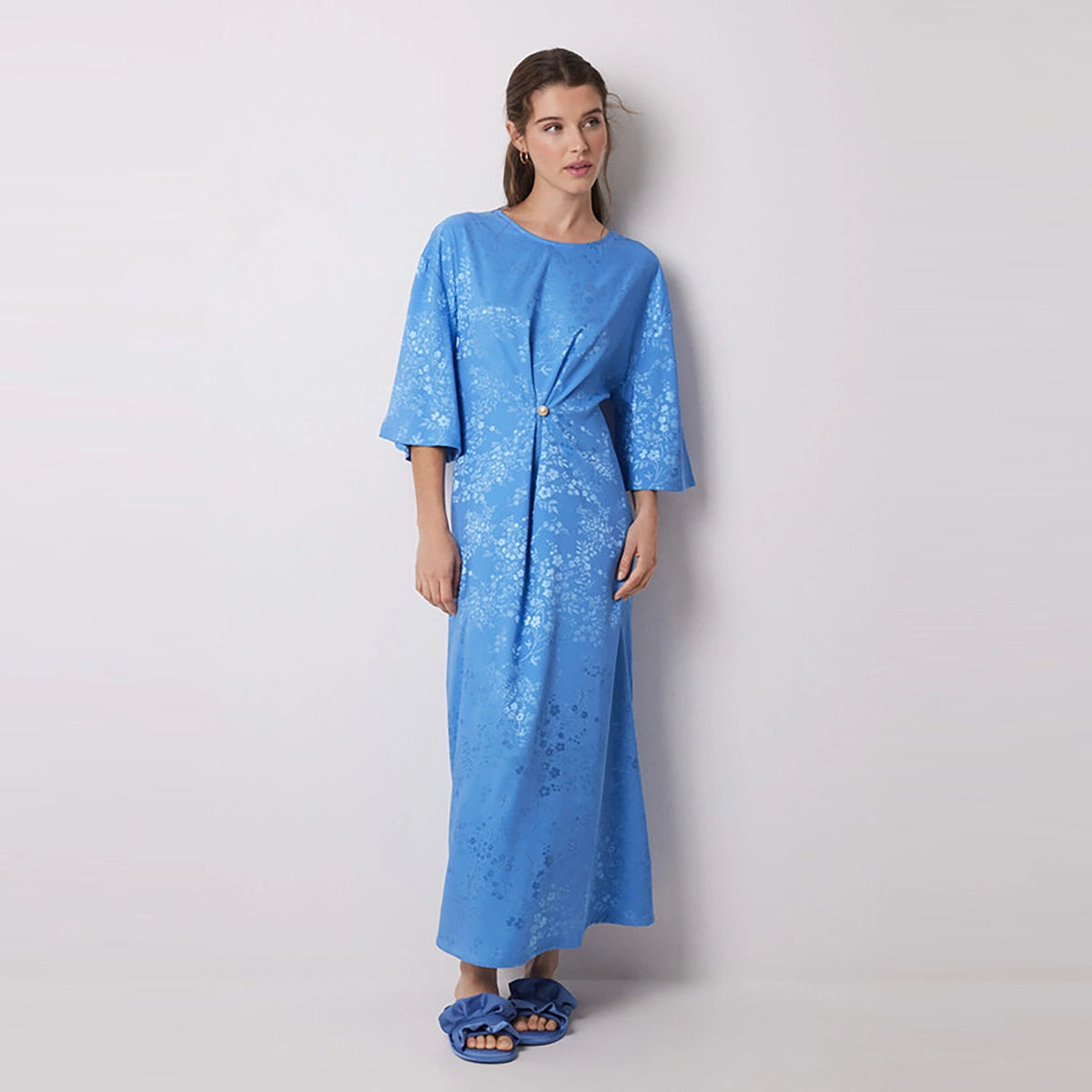 Women Secret - Jacquard Satin Caftan Dress for women - sold by FIG