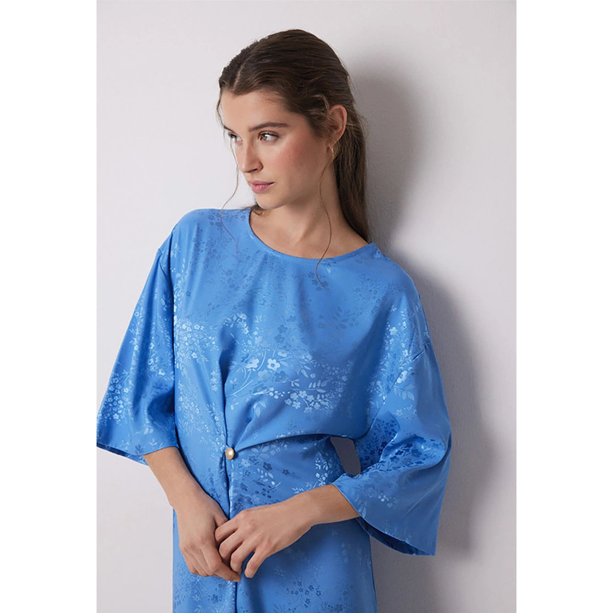 Women Secret - Jacquard Satin Caftan Dress for women - sold by FIG