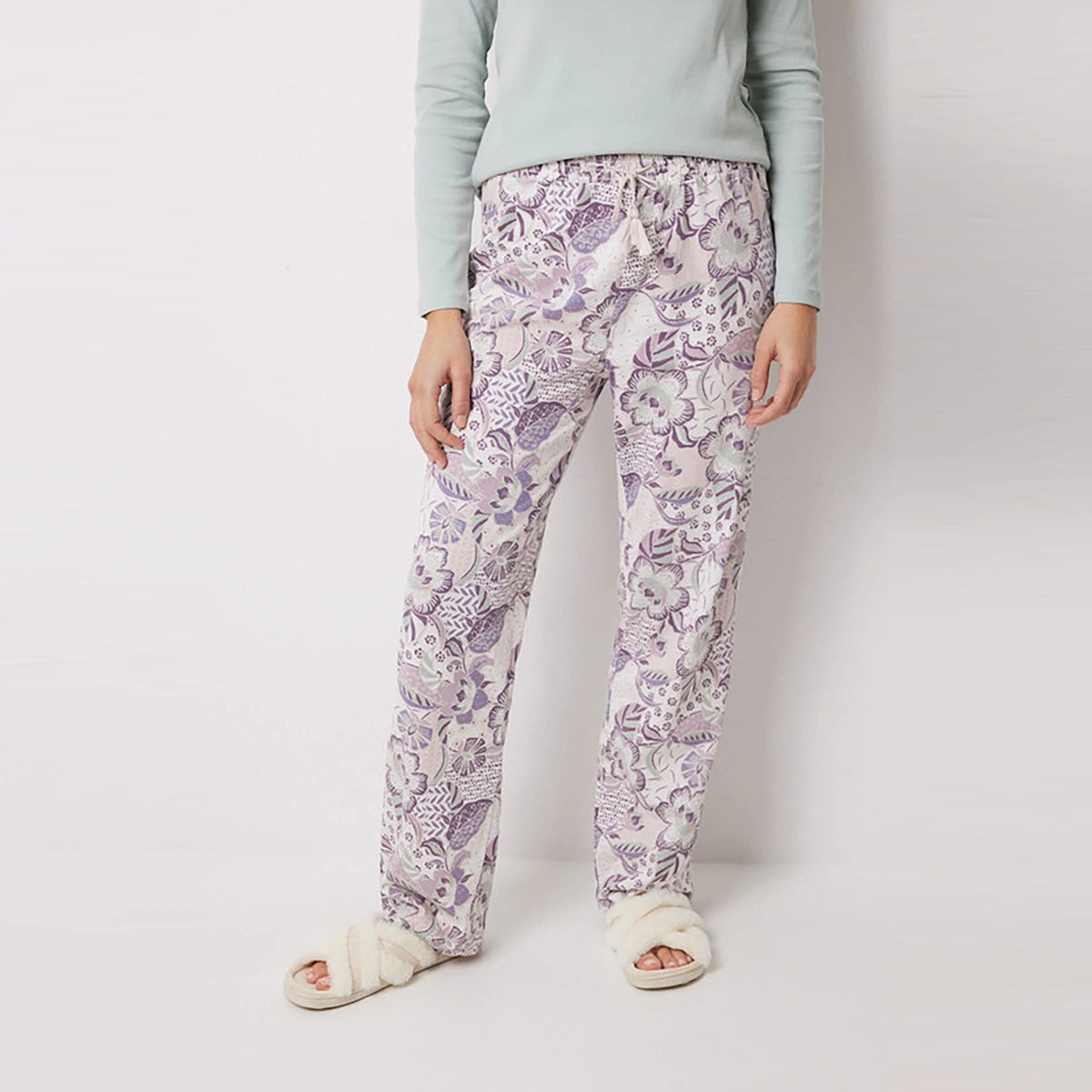 Women Secret - Floral Cotton Long Bottoms for women - sold by FIG