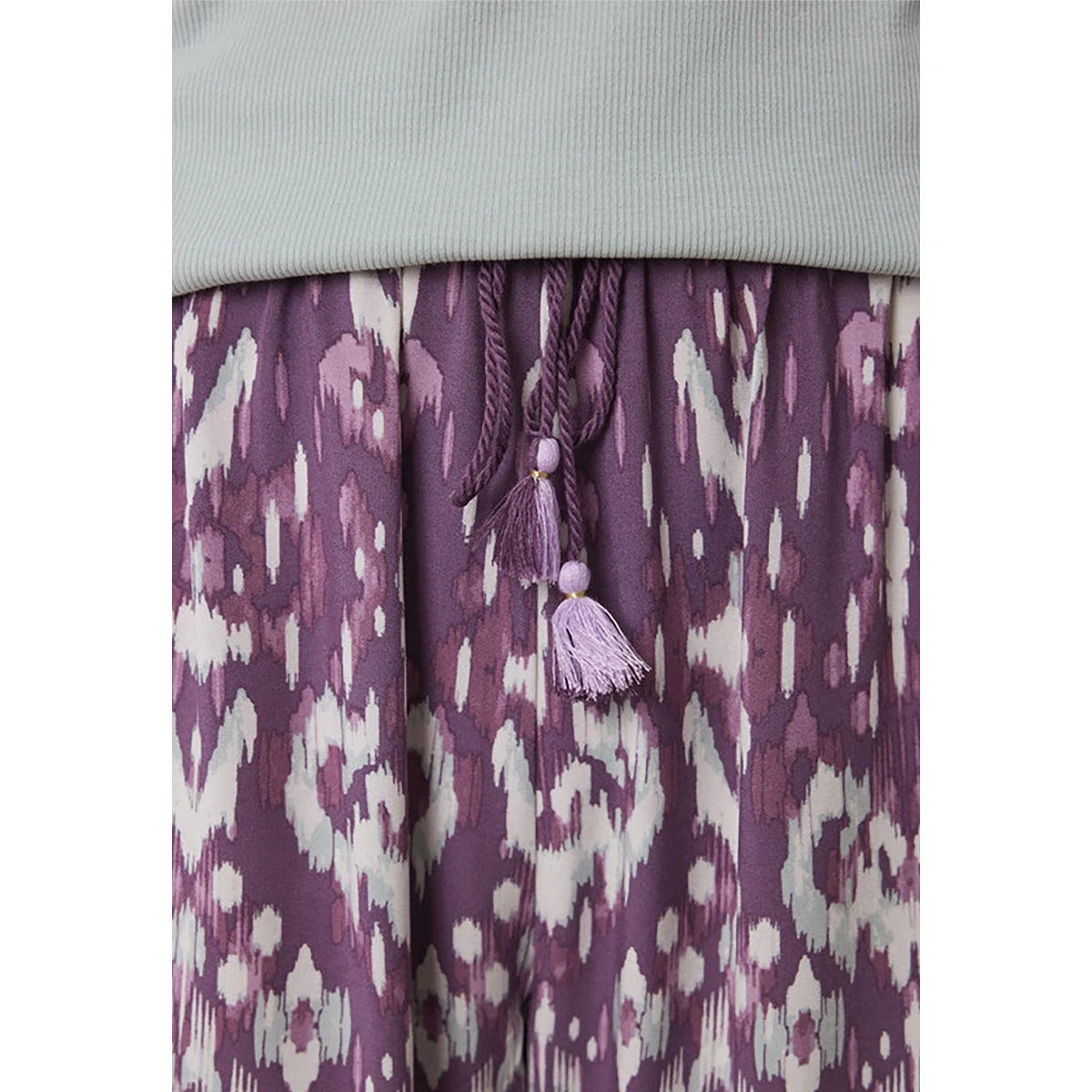 Women Secret - Long Viscose Trousers With Print for women - sold by FIG