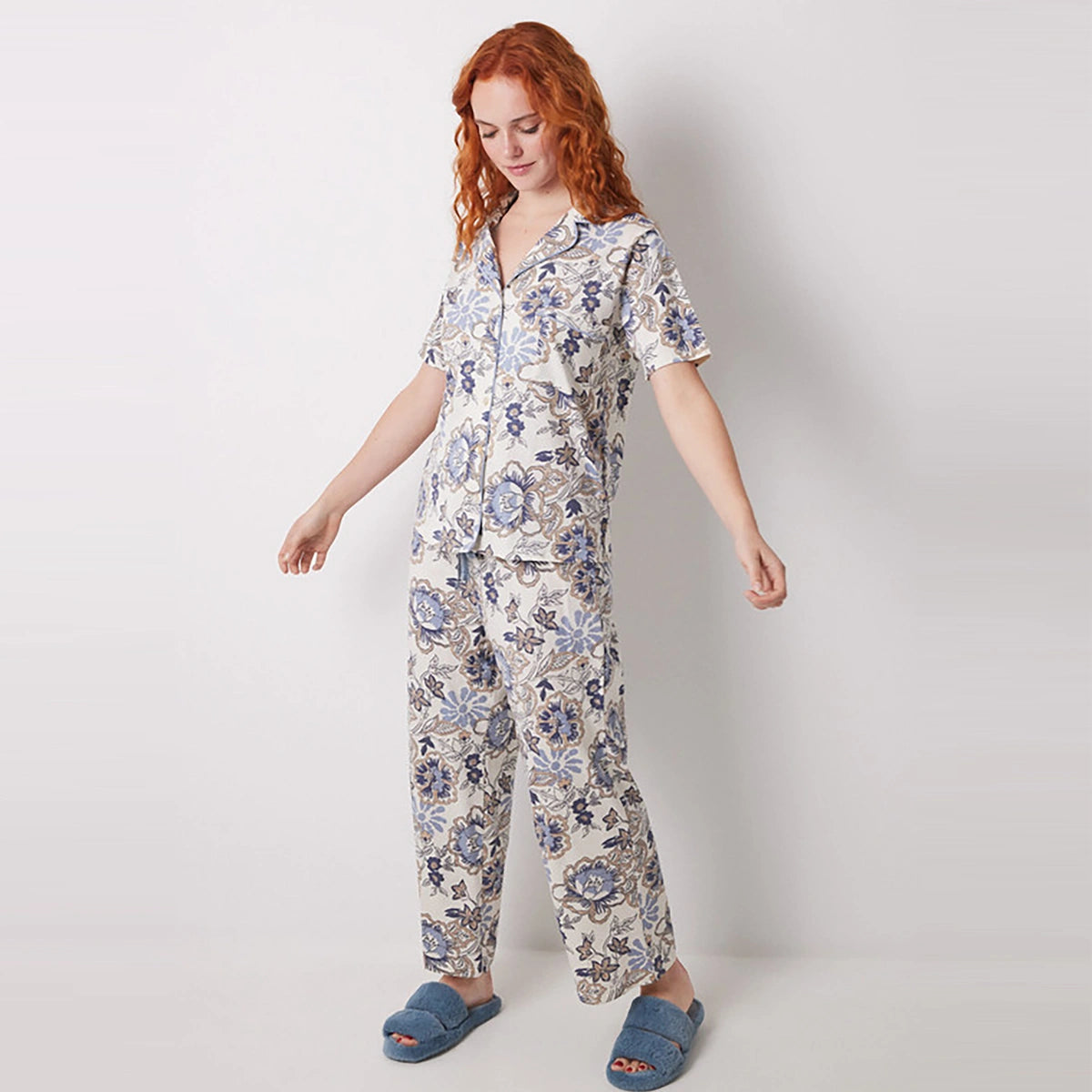 Women Secret - Capri Classic Pyjamas Cotton Flowers for women - sold by FIG