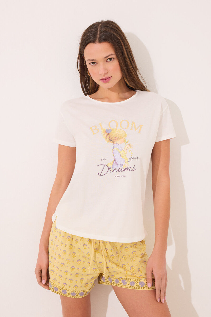 Women Secret-100% cotton short pyjamas with "Holly Hobbie" print-sold by FIG