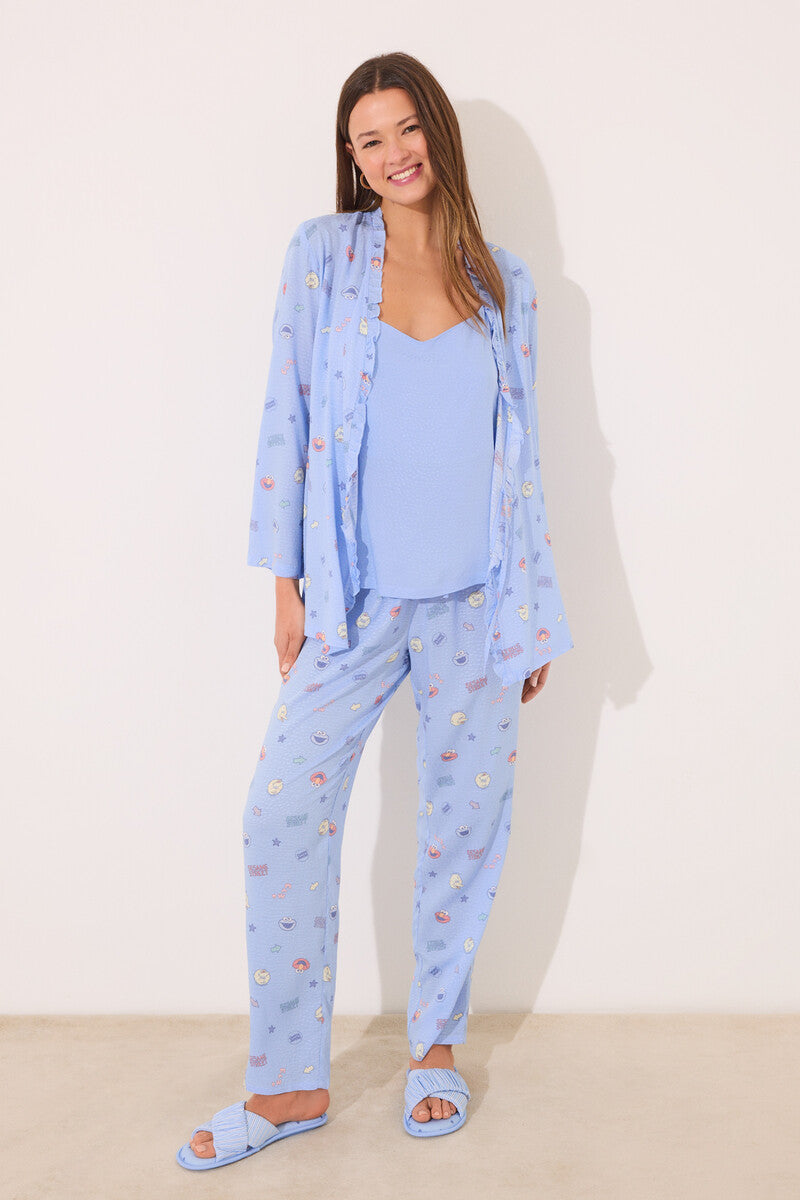 women'secret - Long pajama set "Sesame Street" - sold by FIG