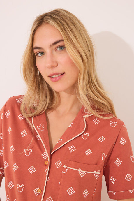 women'secret - Mickey Mouse Shirt Pajamas 100% Cotton - sold by FIG