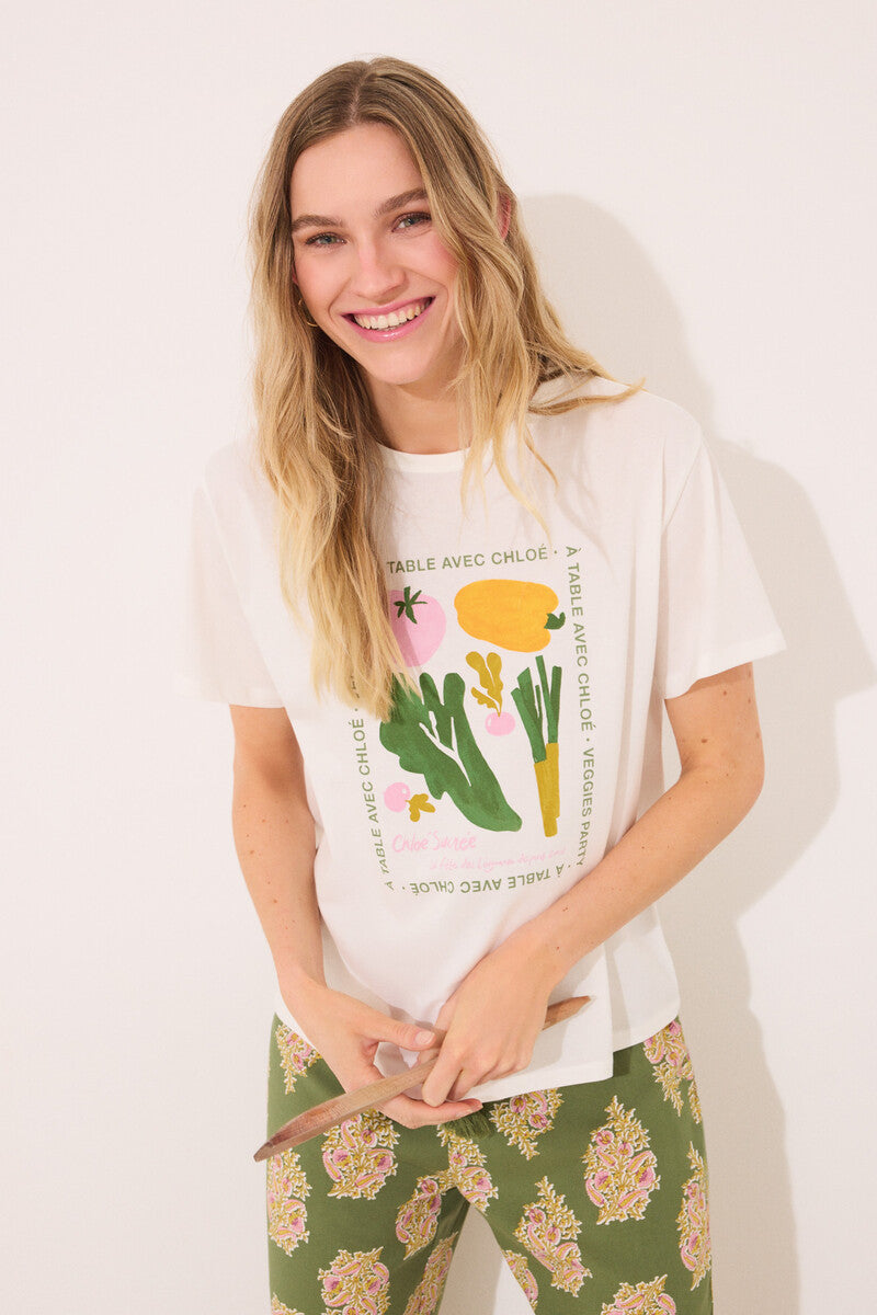 Women Secret-Short sleeve T-shirt 100% cotton-sold by FIG