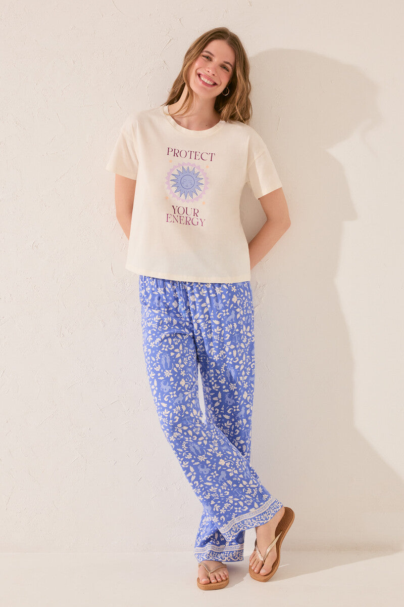 Women Secret-cotton short-sleeved t-shirt- sold by FIG