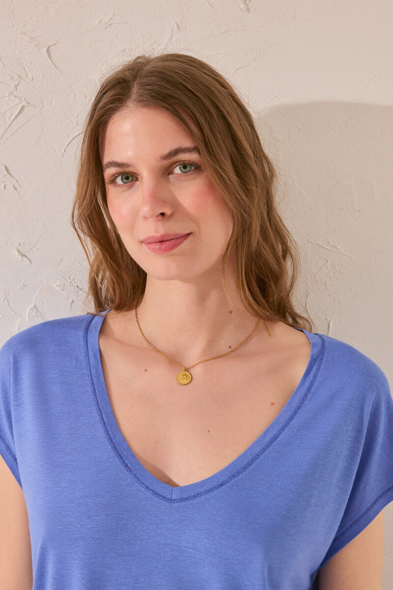 Women Secret-viscose short-sleeved t-shirt- sold by FIG