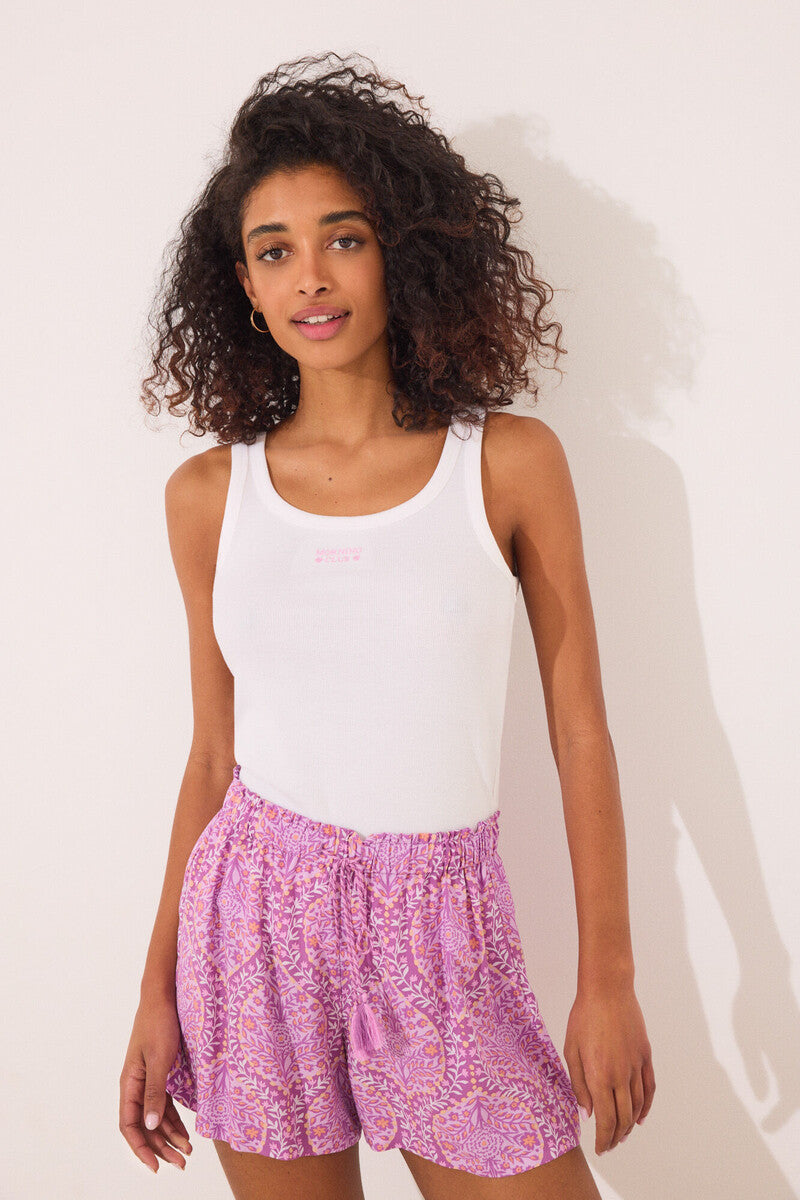 Women Secret-Viscose short with boho print-sold by FIG