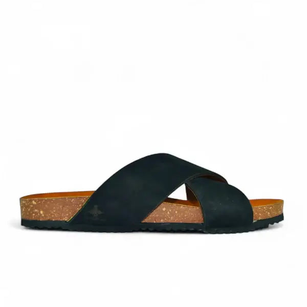 Leazus - Leather SnapX Sandal - Black
