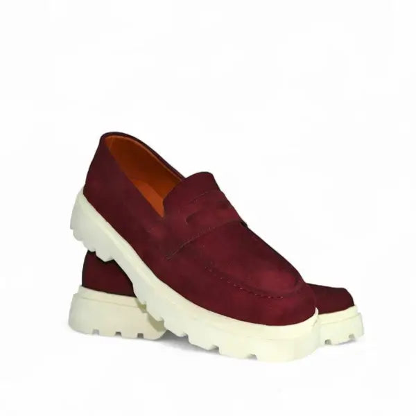 Leazus Whitford Loafer - Burgundy