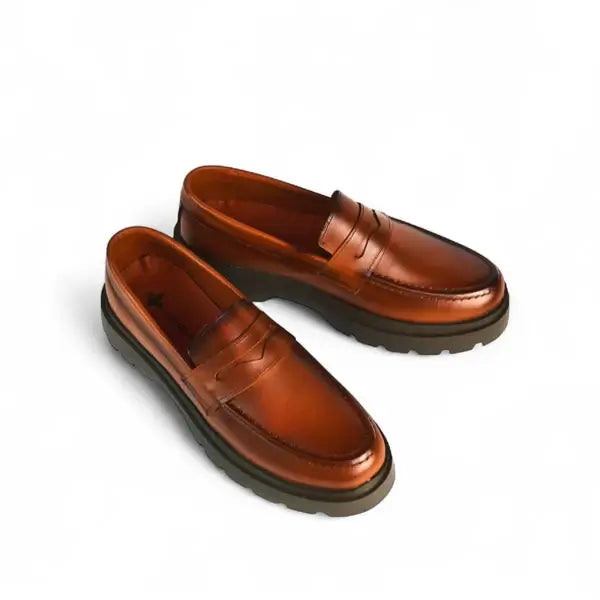 Leazus - Elite - Chunky Loafer - Havana
