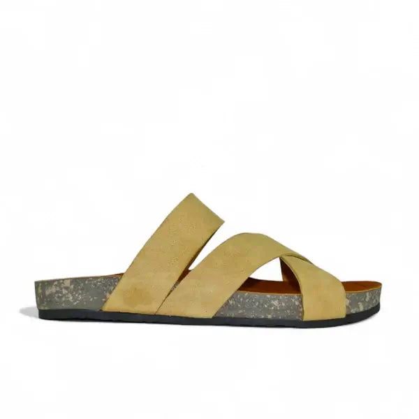 Leazus - Leather SnapXtra Sandal - Beige