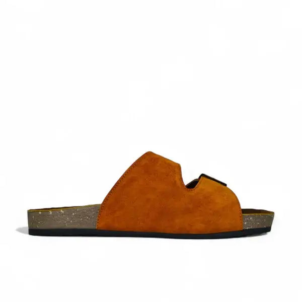 Leazus - Leather SnapDue Sandal - Havana
