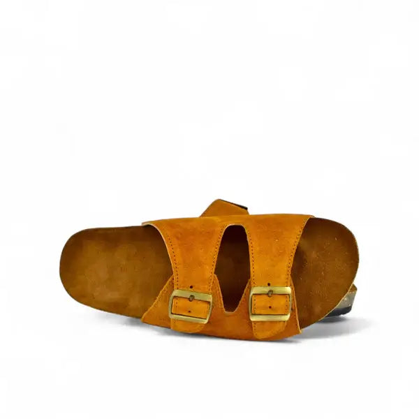 Leazus - Leather SnapDue Sandal - Havana