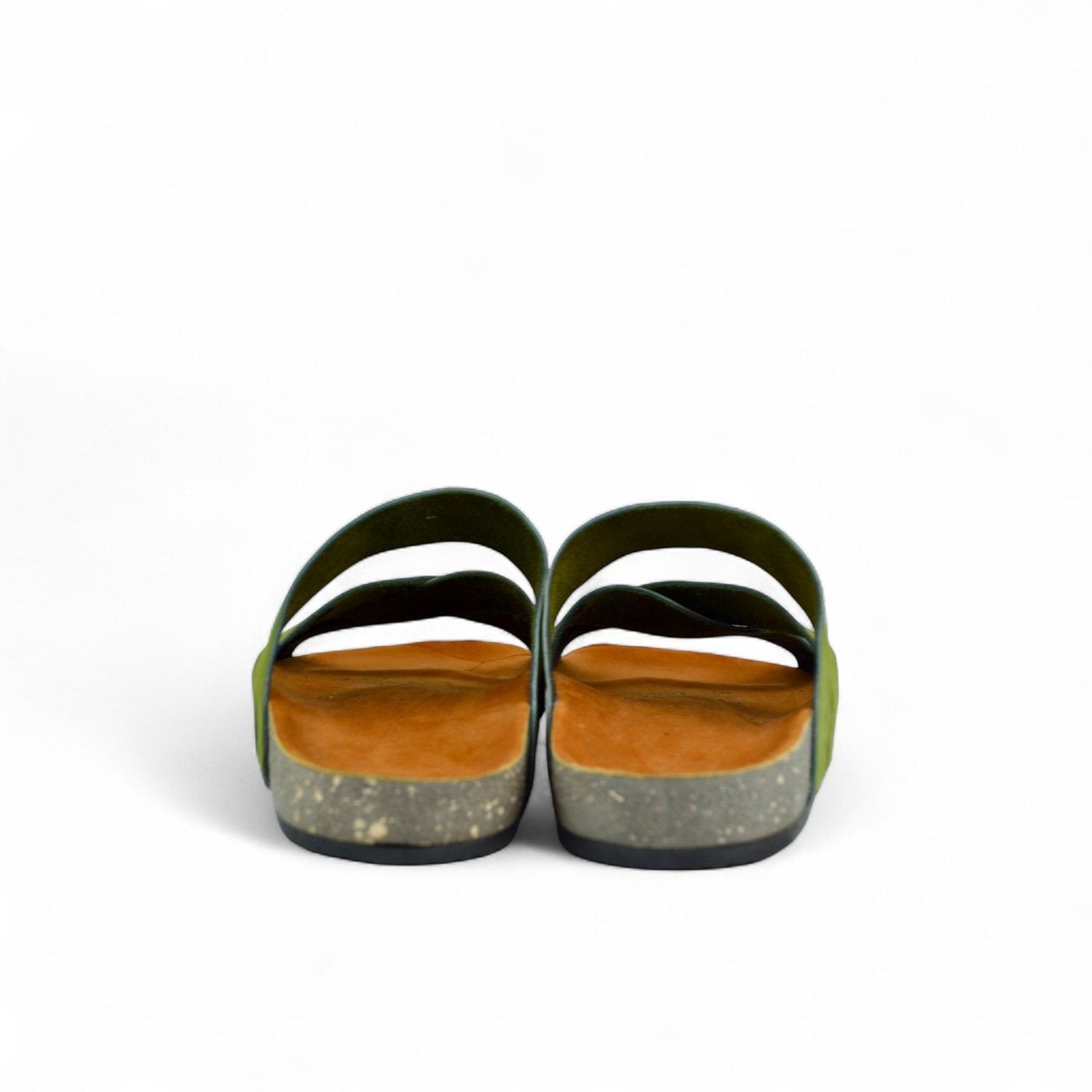 Leazus - Leather SnapXtra Sandal - Olive