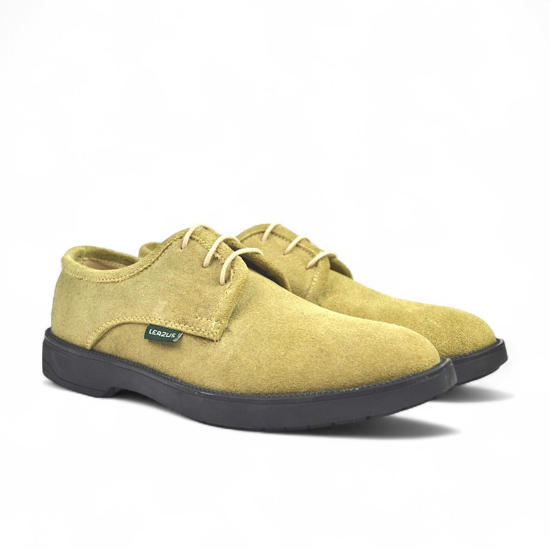 Leazus - Everyday Derby Shoes - Beige