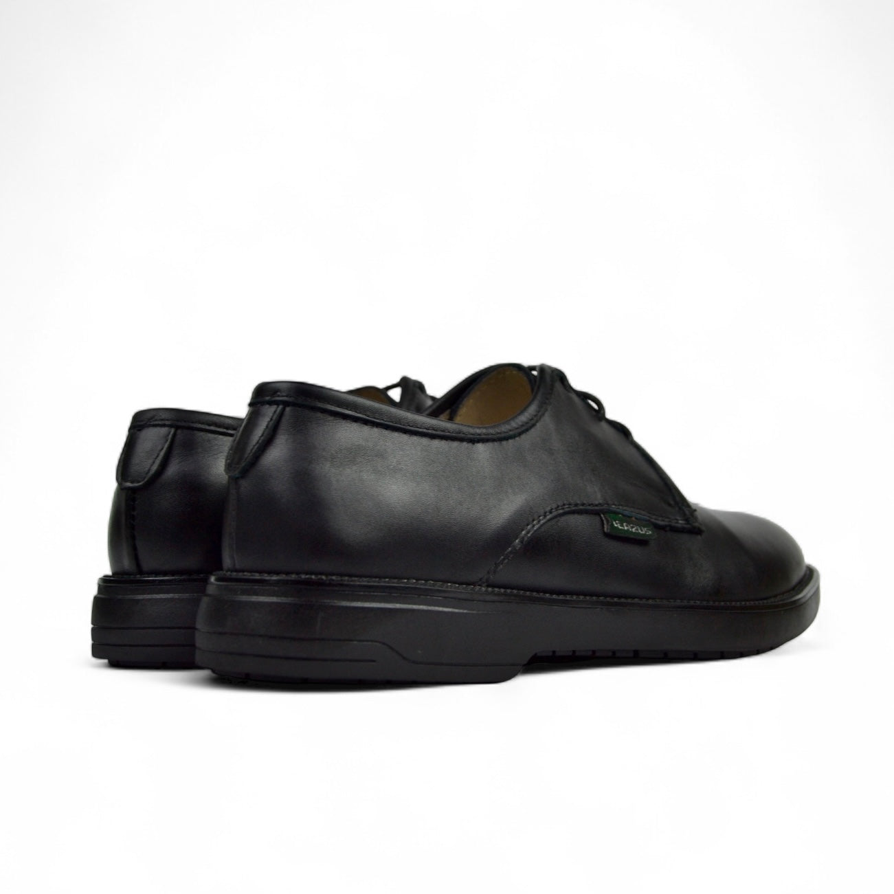 Leazus - Everyday Derby Shoes - Black