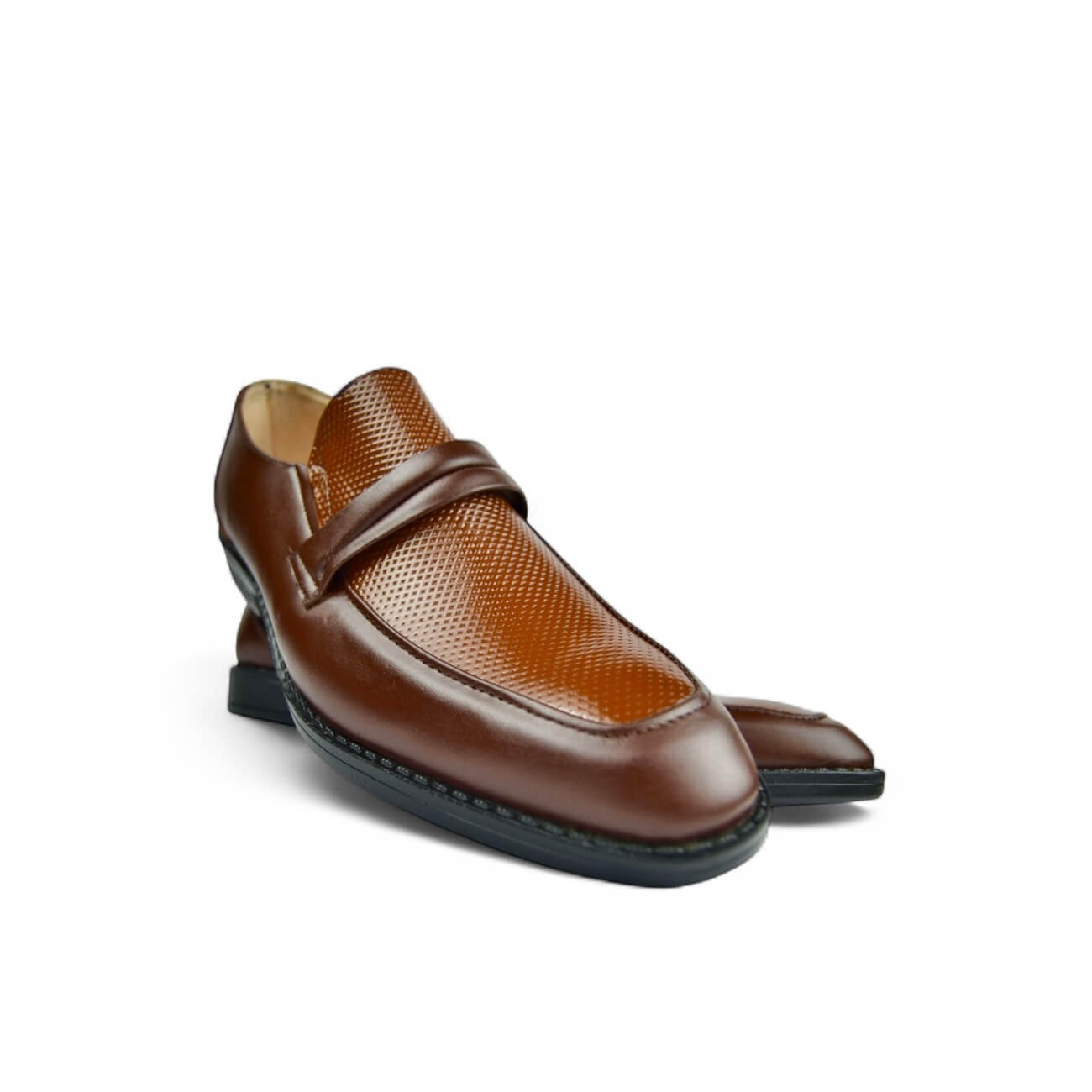 Leazus - Two-Tone Loafer - Brown
