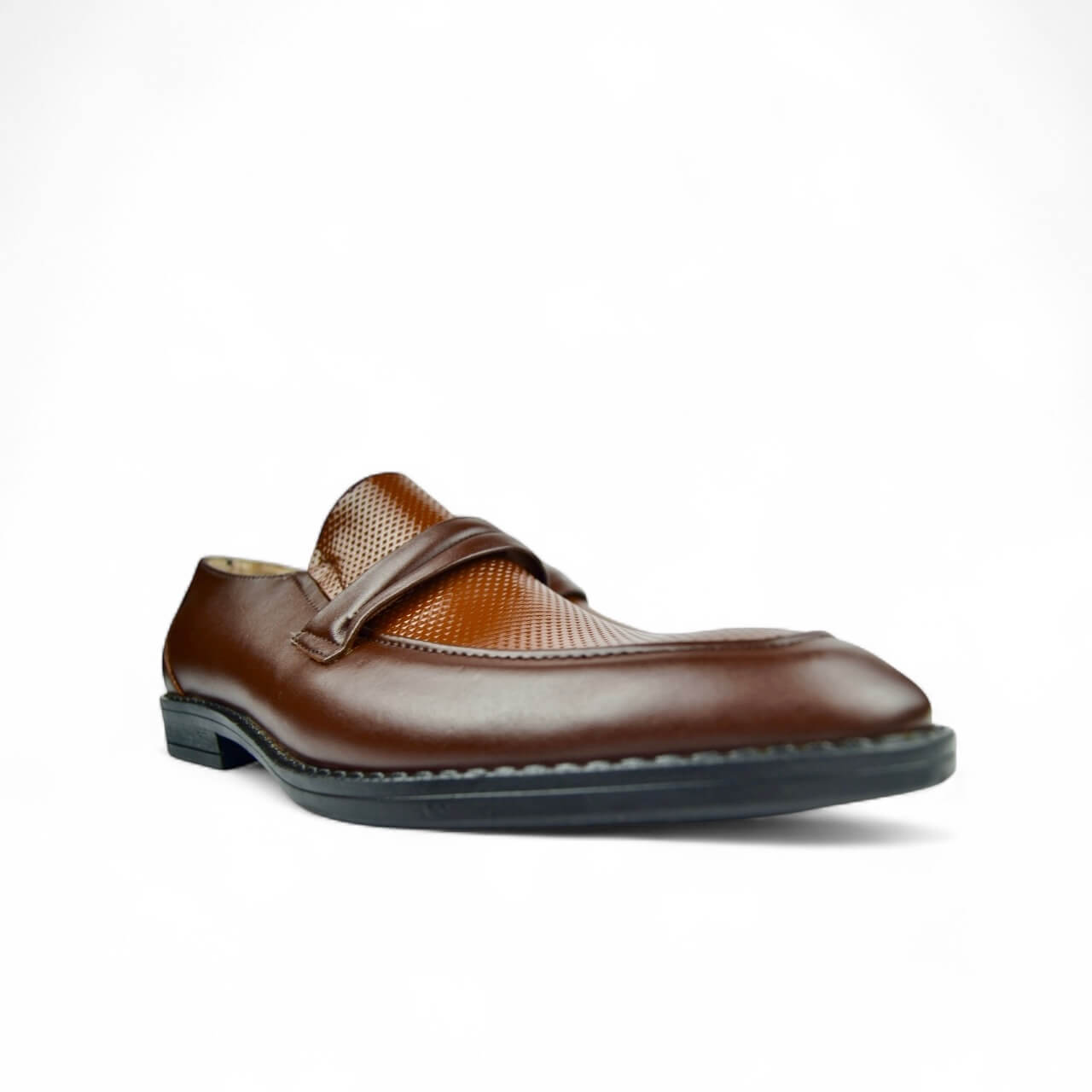 Leazus - Two-Tone Loafer - Brown