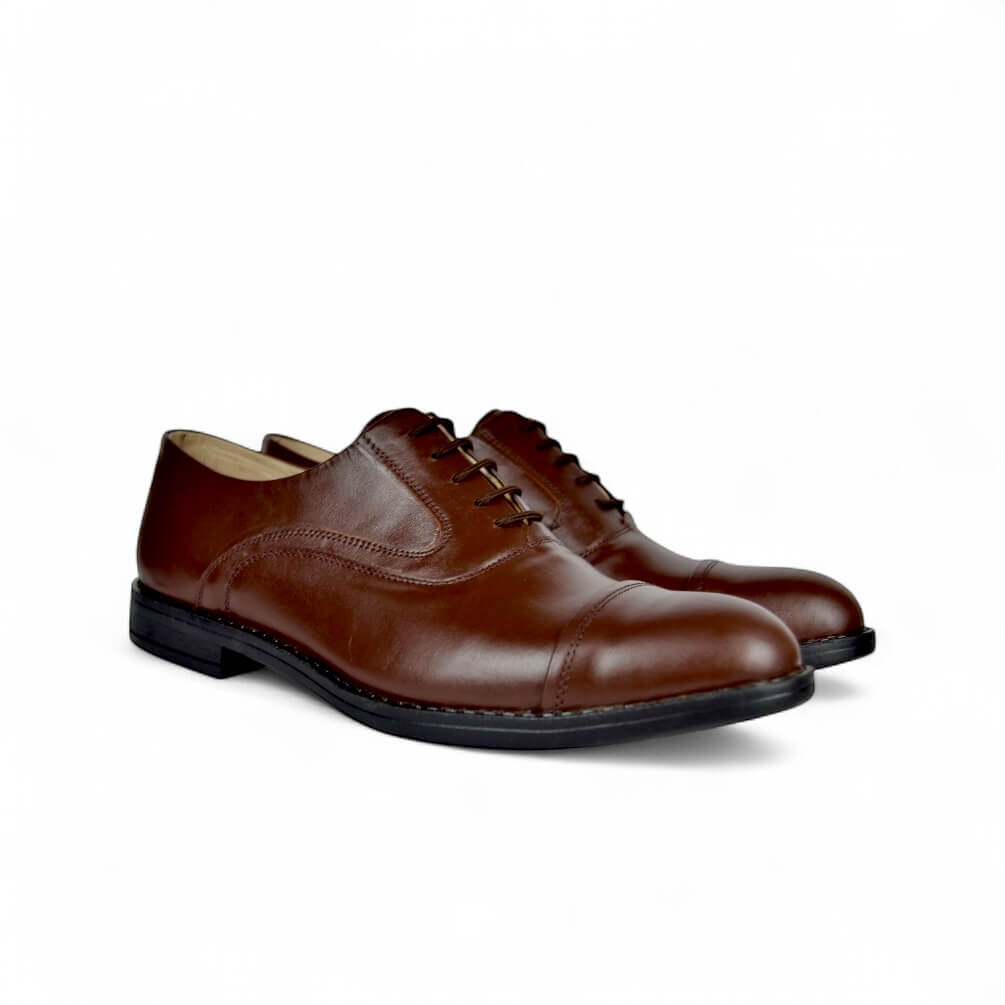 Leazus - Cap-Toe Derby - Brown