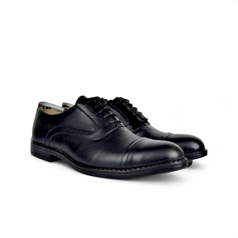 Leazus - Cap-Toe Derby - Black