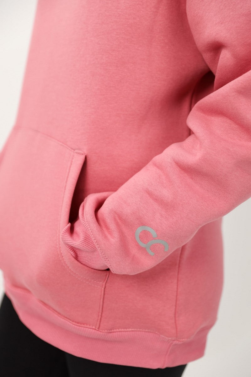 Shechick - Iconic Dusty Pink Over Sized Hoodie