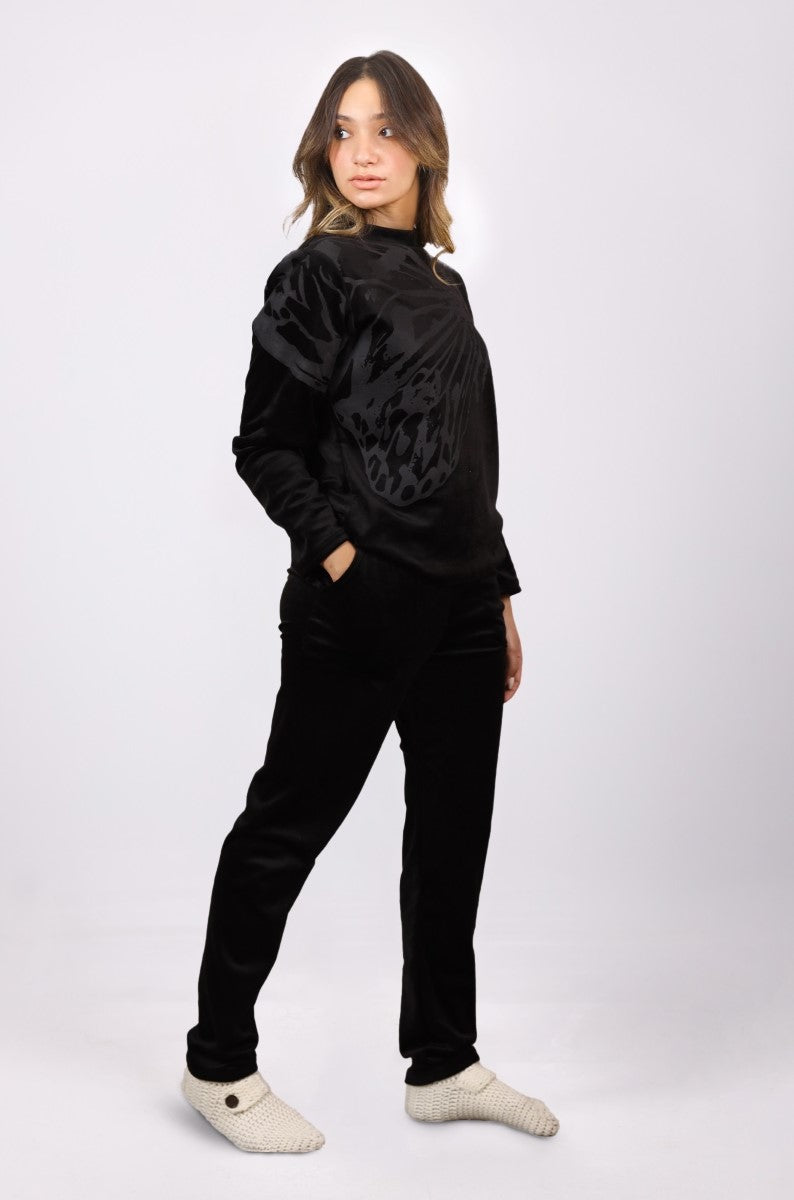 شيك شيك - طقم بيجاما  مطبوع للنساء