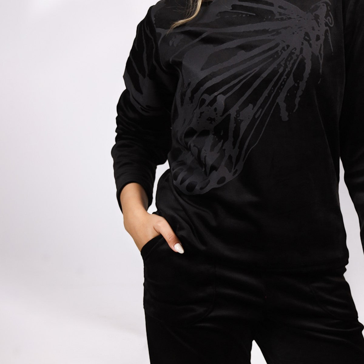 شيك شيك - طقم بيجاما  مطبوع للنساء