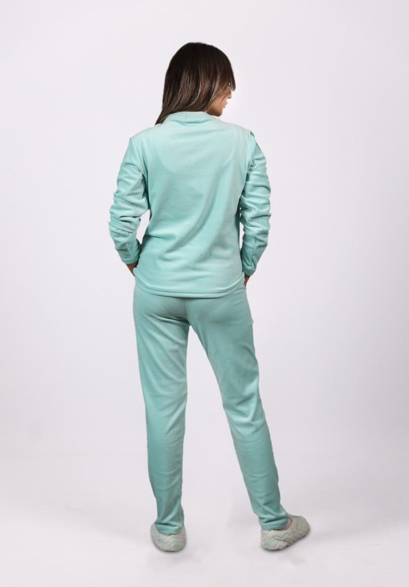 شيك شيك - طقم بيجاما  مطبوع للنساء