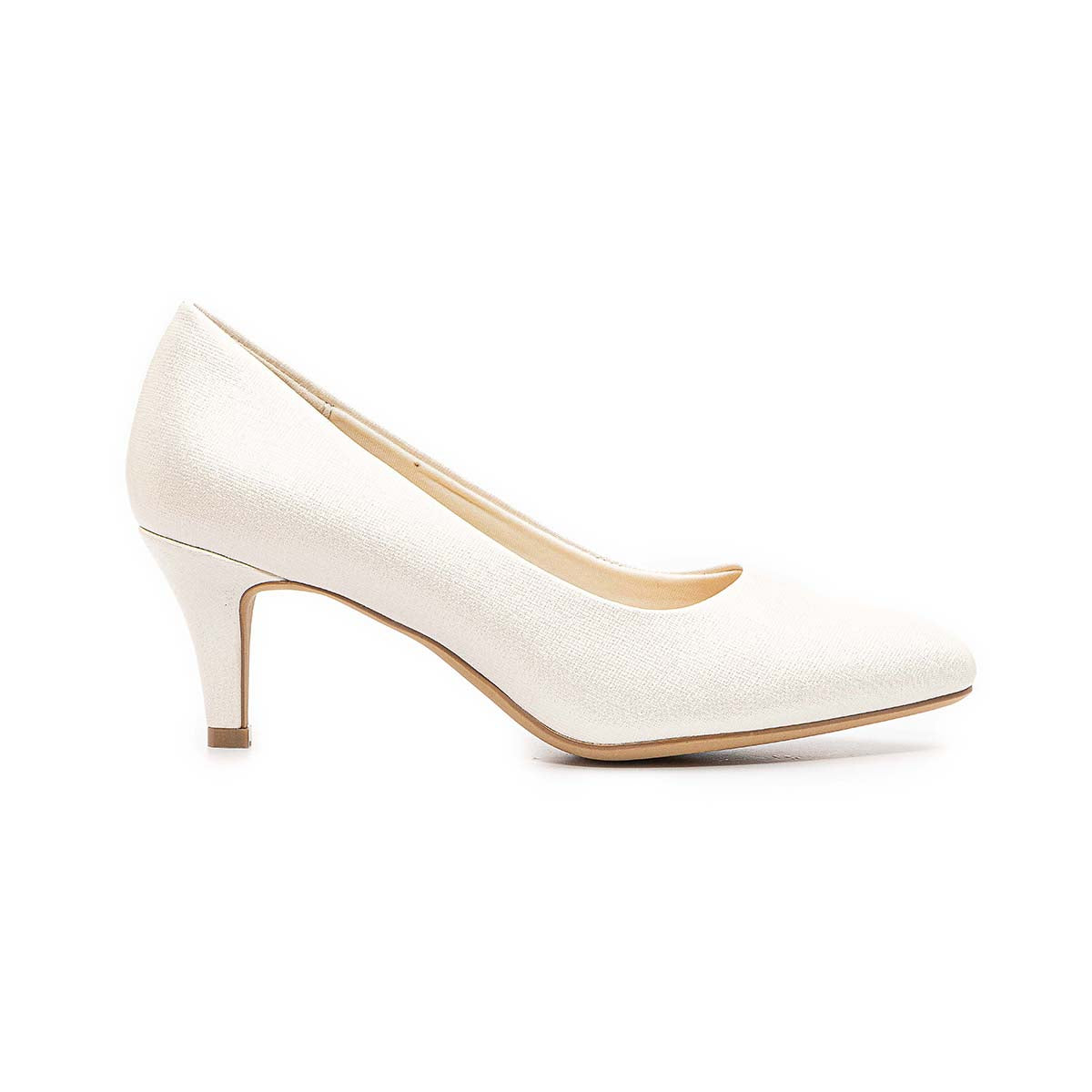 شو رووم - جزمة كعب جلدي للنساء