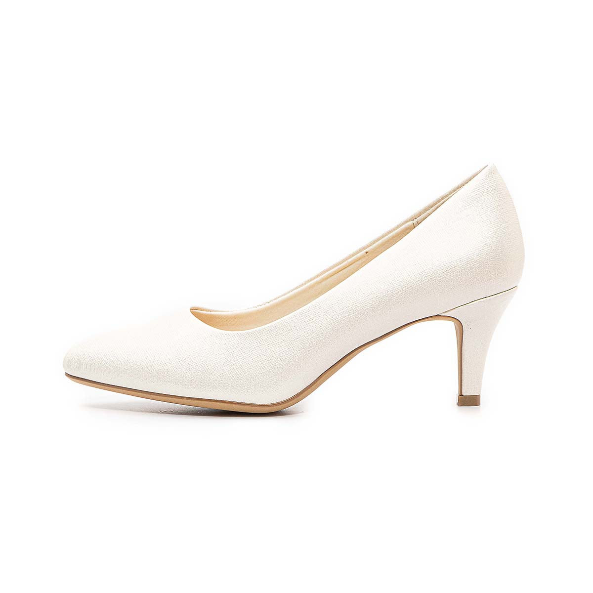 شو رووم - جزمة كعب جلدي للنساء