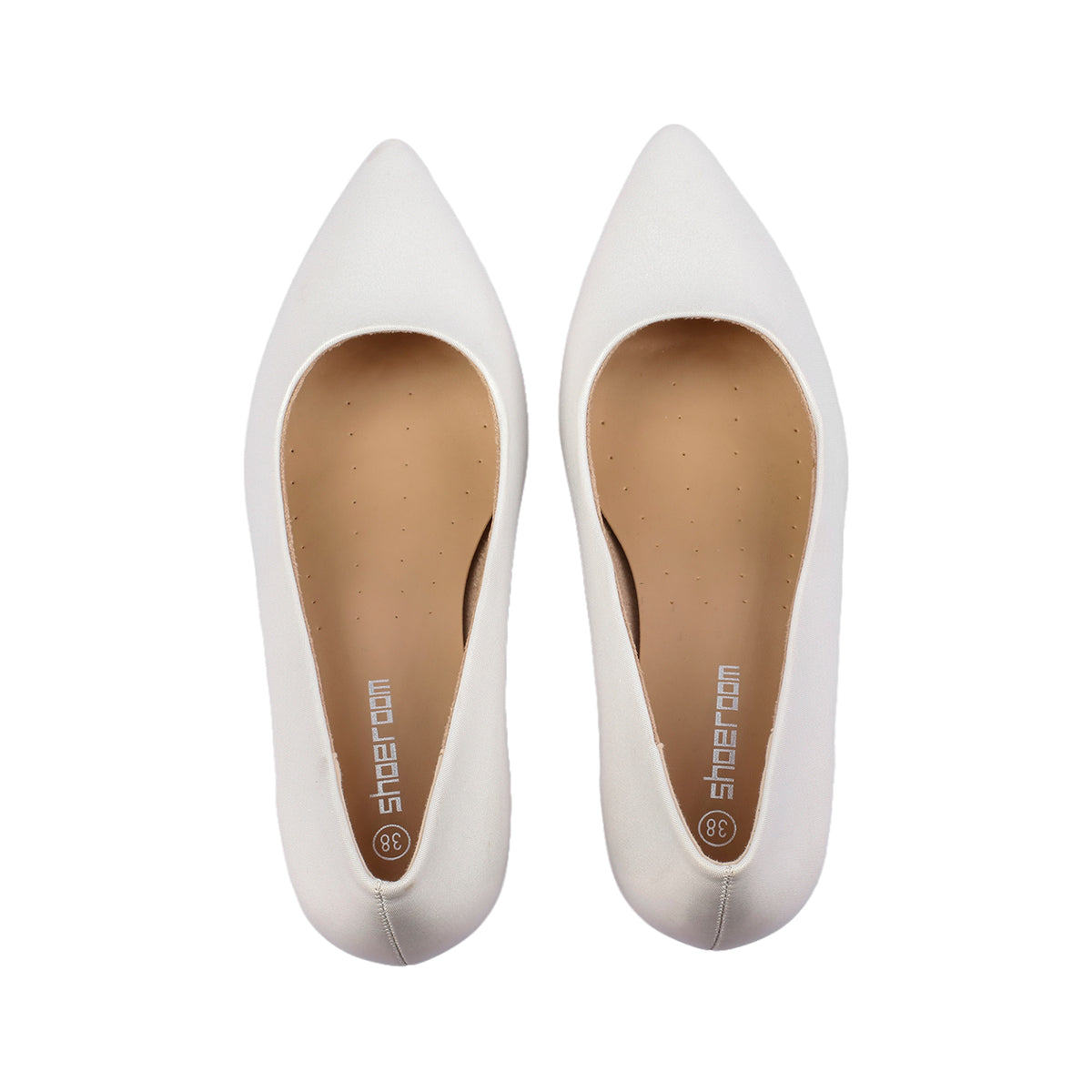 شو رووم - جزمة كعب جلدي للنساء